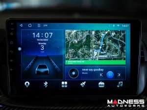 FIAT 500 Radio Head Unit Upgrade System w/ install Kit - Pre Facelift (Pre '16) - Black Trim - T2